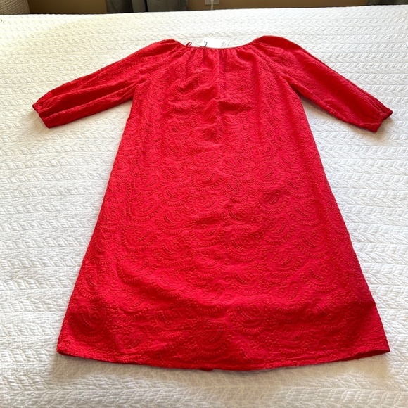 NWT Rosemarine Made in Italy 100%Cotton Eyelet Midi Dress 3/4 Sleeve Siz… - Picture 7 of 16